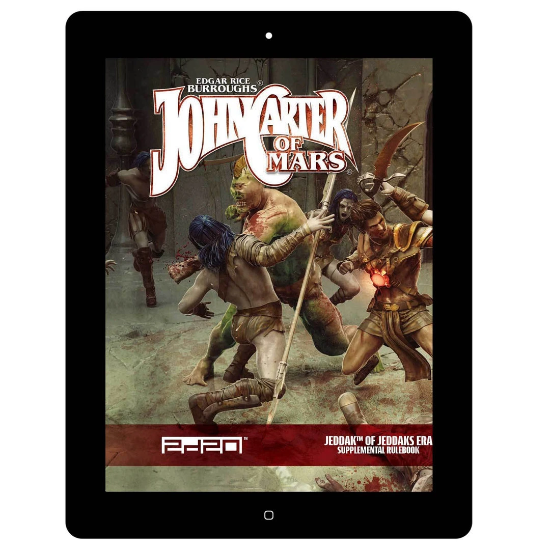 Modiphius Entertainment John Carter Of Mars: Jeddak Of Jeddaks Era Supplemental Rulebook - PDF 3 Modiphius Entertainment John Carter Of Mars: Jeddak Of Jeddaks Era Supplemental Rulebook - PDF