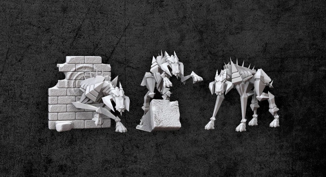 Modiphius Entertainment Achtung! Cthulhu Miniatures - Teufel Hounds 5 Modiphius Entertainment Achtung! Cthulhu Miniatures - Teufel Hounds