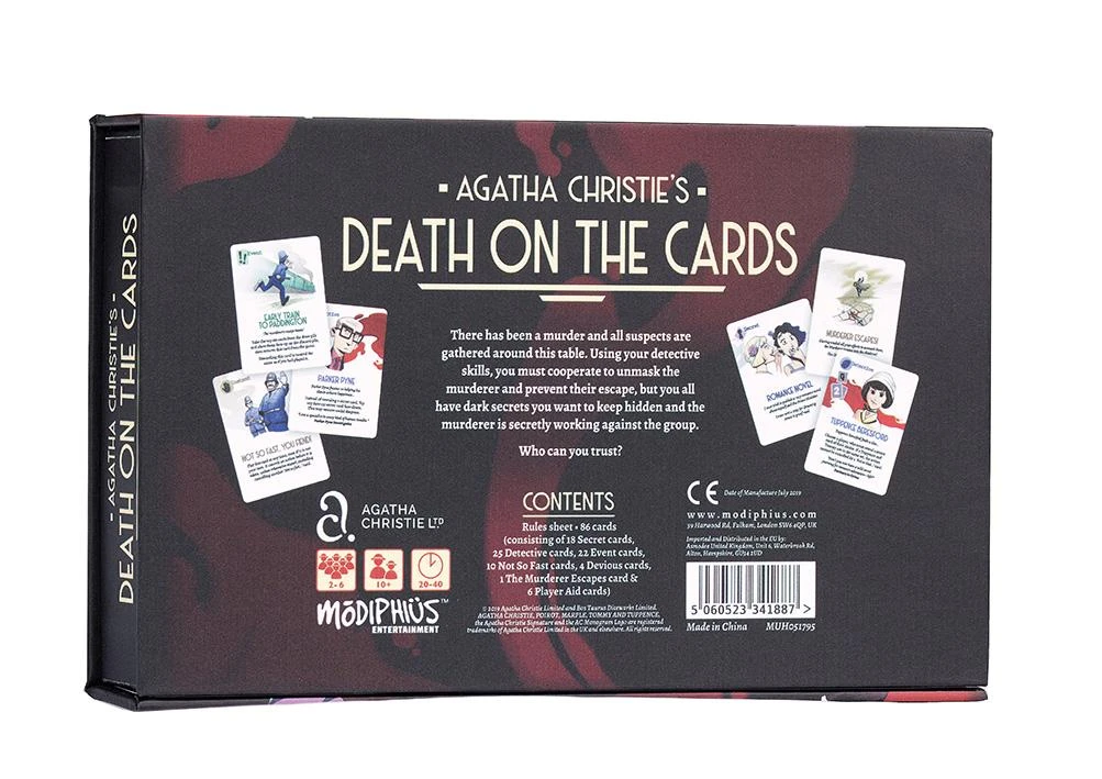 Modiphius Entertainment Agatha Christie's Death On The Cards 10 Modiphius Entertainment Agatha Christie's Death On The Cards