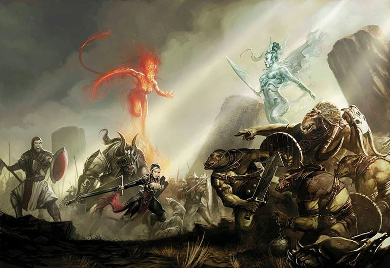 Modiphius Entertainment Drakerys: Ashral Orcs VS Paladinate Of Irosia Starter Set 6 Modiphius Entertainment Drakerys: Ashral Orcs VS Paladinate Of Irosia Starter Set