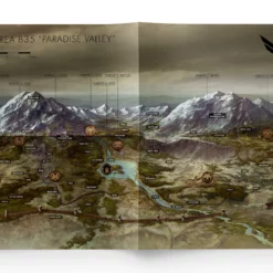 Free League Publishing Mutant: Year Zero Mutant: Genlab Alpha Map