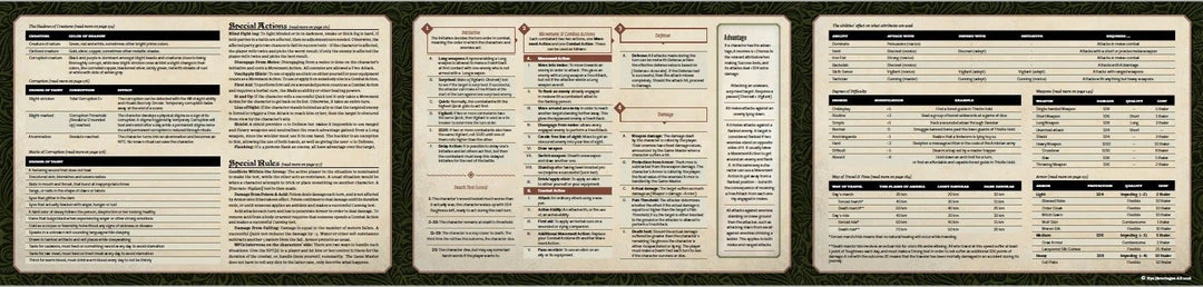 Free League Publishing Symbaroum: Gamesmaster Screen 5 Free League Publishing Symbaroum: Gamesmaster Screen