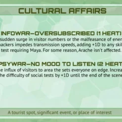 Modiphius Entertainment Infinity: Location Card Deck 7 Modiphius Entertainment Infinity: Location Card Deck