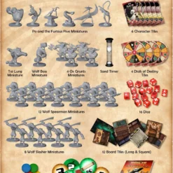 Modiphius Entertainment Kung Fu Panda Board Game