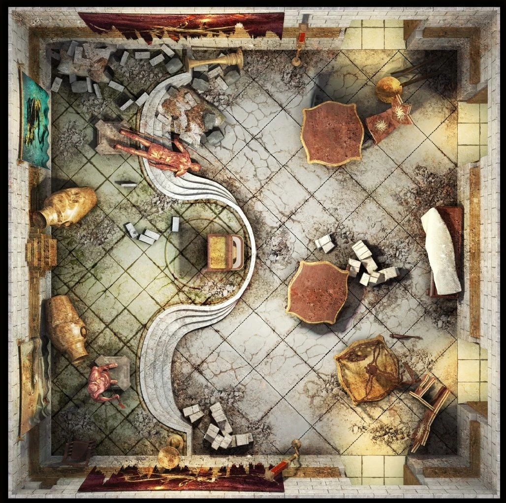 Modiphius Entertainment John Carter Of Mars: Ruins Of Korad Tile Set 8 Modiphius Entertainment John Carter Of Mars: Ruins Of Korad Tile Set