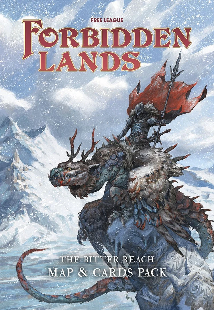 Free League Publishing Forbidden Lands: Bitter Reach Map & Cards Pack 3 Free League Publishing Forbidden Lands: Bitter Reach Map & Cards Pack