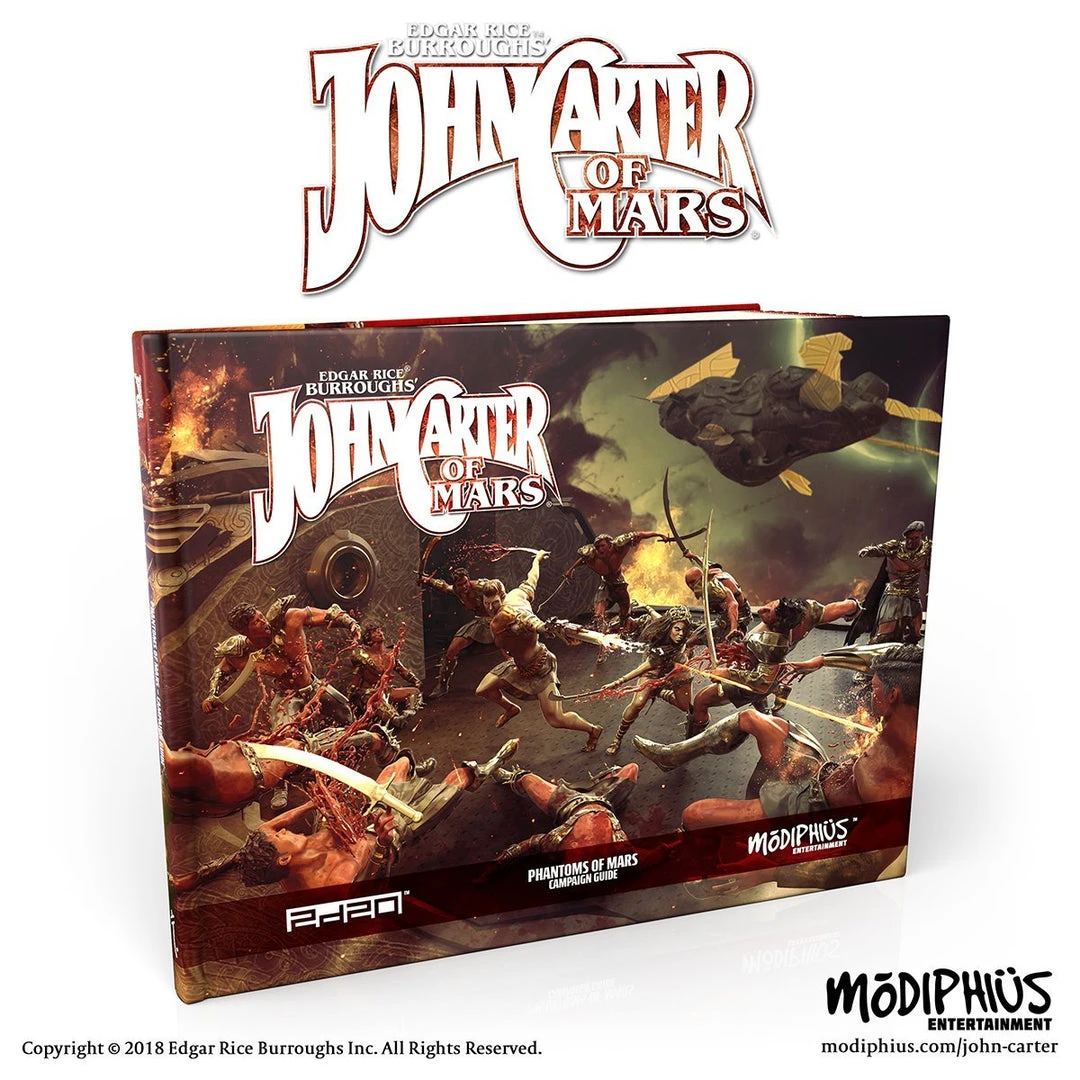 Modiphius Entertainment John Carter Of Mars: Phantoms Of Mars Campaign Book 3 Modiphius Entertainment John Carter Of Mars: Phantoms Of Mars Campaign Book