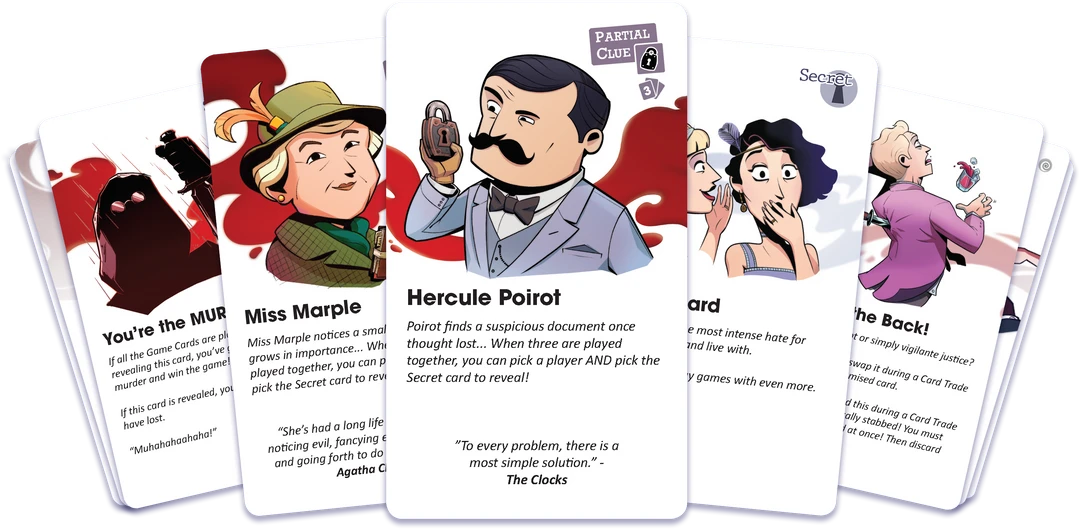 Modiphius Entertainment Agatha Christie's Death On The Cards 4 Modiphius Entertainment Agatha Christie's Death On The Cards