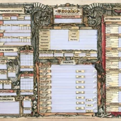 Modiphius Entertainment Conan Character Sheet Pad