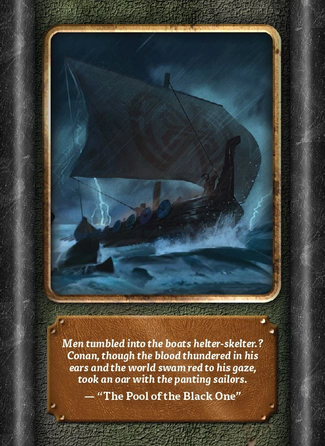 Modiphius Entertainment Conan: Location Cards 4 Modiphius Entertainment Conan: Location Cards