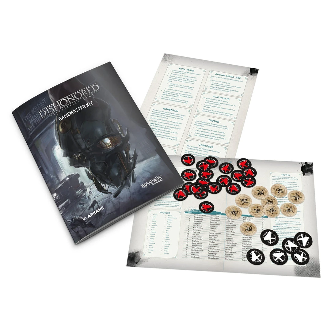 Modiphius Entertainment Dishonored Gamemaster Toolkit 4 Modiphius Entertainment Dishonored Gamemaster Toolkit