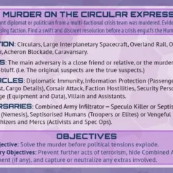 Modiphius Entertainment Infinity: GM Plot Deck - PDF 7 Modiphius Entertainment Infinity: GM Plot Deck - PDF