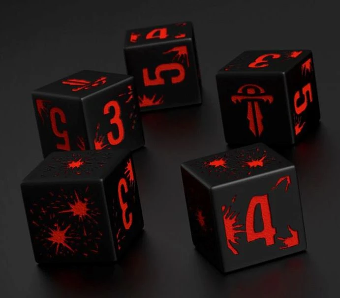 Modiphius Entertainment RollVsEvil Mutant Chronicles Dice: 1d6 4 Modiphius Entertainment RollVsEvil Mutant Chronicles Dice: 1d6