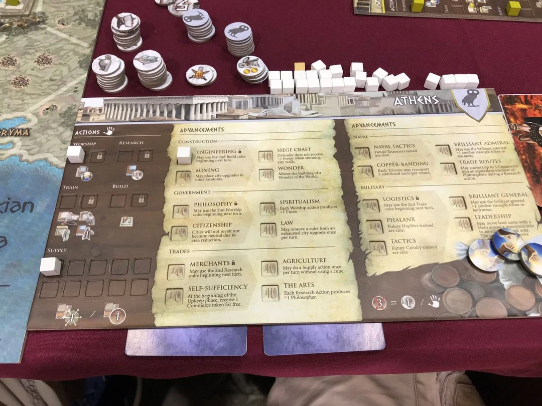 Modiphius Entertainment Hellenica: Story Of Greece Hellenica Story Of Greece + Mythic Expansion Bundle + AI Decks 7 Modiphius Entertainment Hellenica: Story Of Greece Hellenica Story Of Greece + Mythic Expansion Bundle + AI Decks