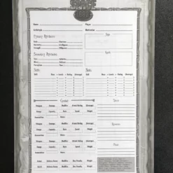 Modiphius Entertainment RollVsEvil Space 1889 Character Sheets